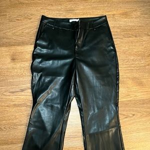 Avec Les Filles Leather Trousers